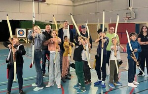 Les Archers Du Moulon toujours très actifs au prêt des jeunes de Gif Sur Yvette et en compétitions