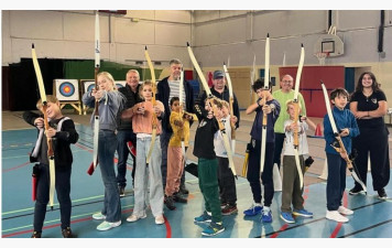 Les Archers Du Moulon toujours très actifs au prêt des jeunes de Gif Sur Yvette et en compétitions